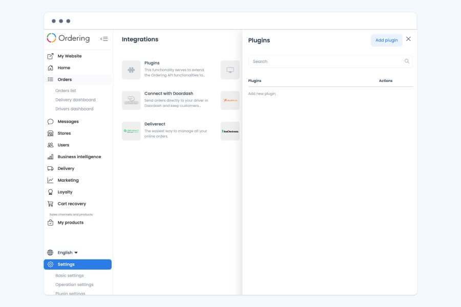 Ordering Co Feature Plugins